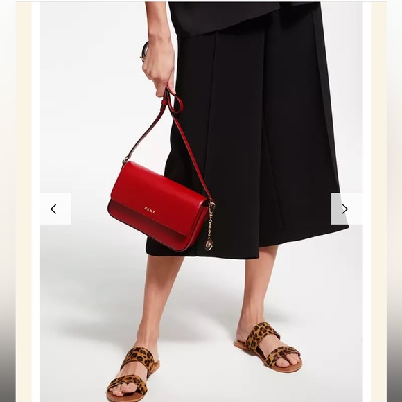 DKNY Red Crossbody Flap Bag - Picture 5 of 10